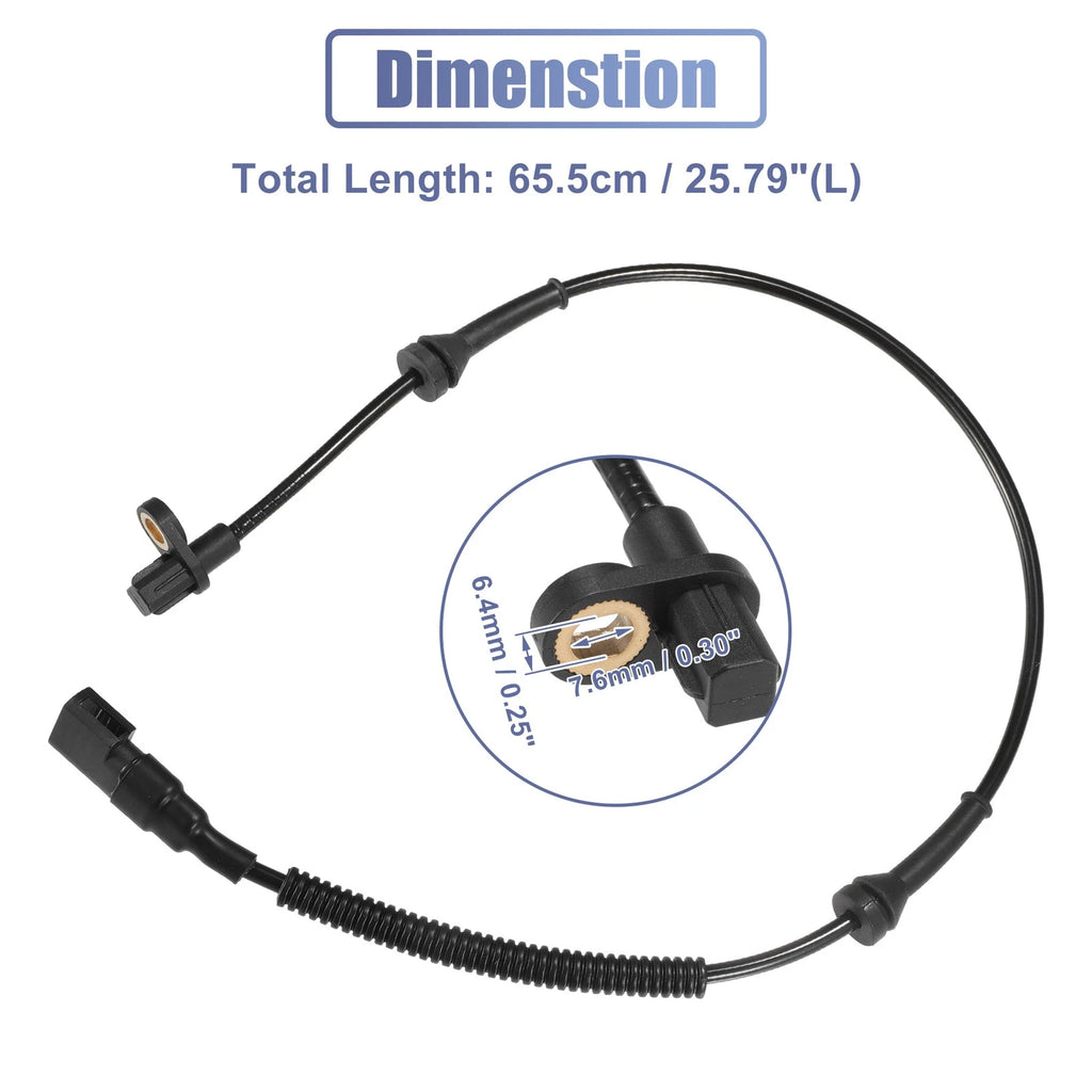 ABS Wheel Speed Sensor Set of 2 for Ford Transit (No. 2T142B372BD)