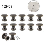 12Pc Vintage Pull Handle Knob Set for Cabinet Drawer Door Wardrobe