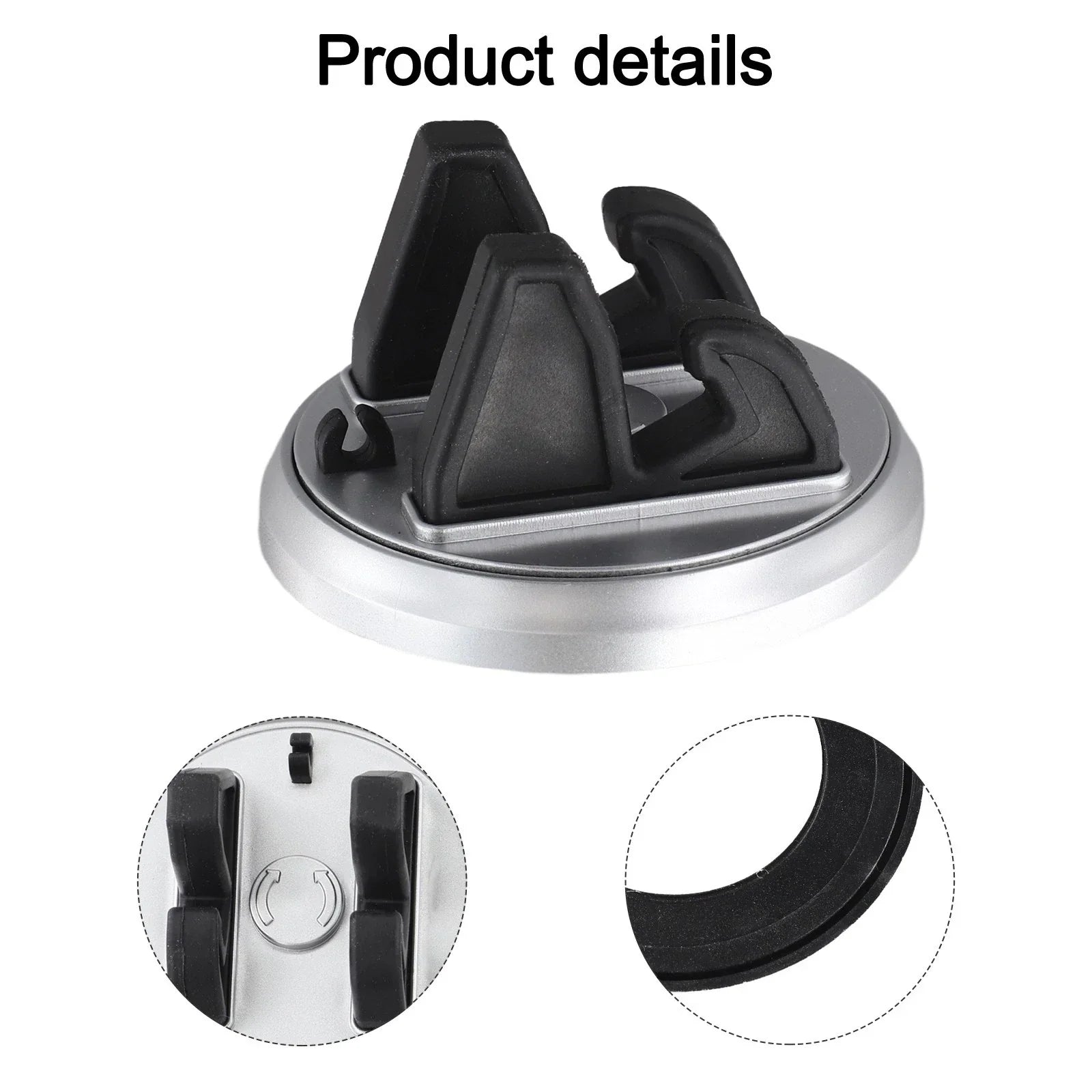 360 Degree Rotating Car Phone Holder with Suction Cup for Dashboard Use