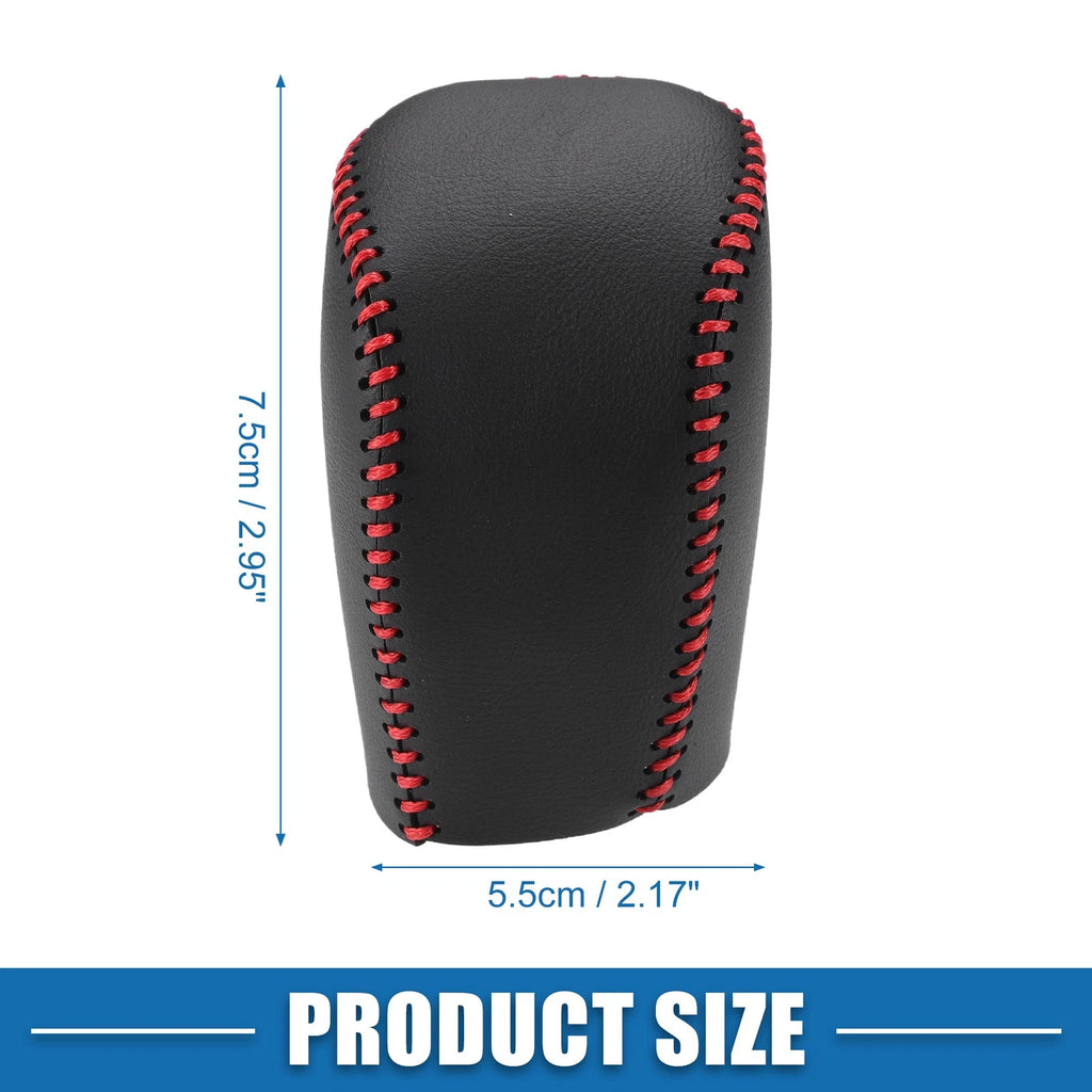 Gear Shifting Knob Cover Trim for Nissan Teana (2004–2007) Black Red