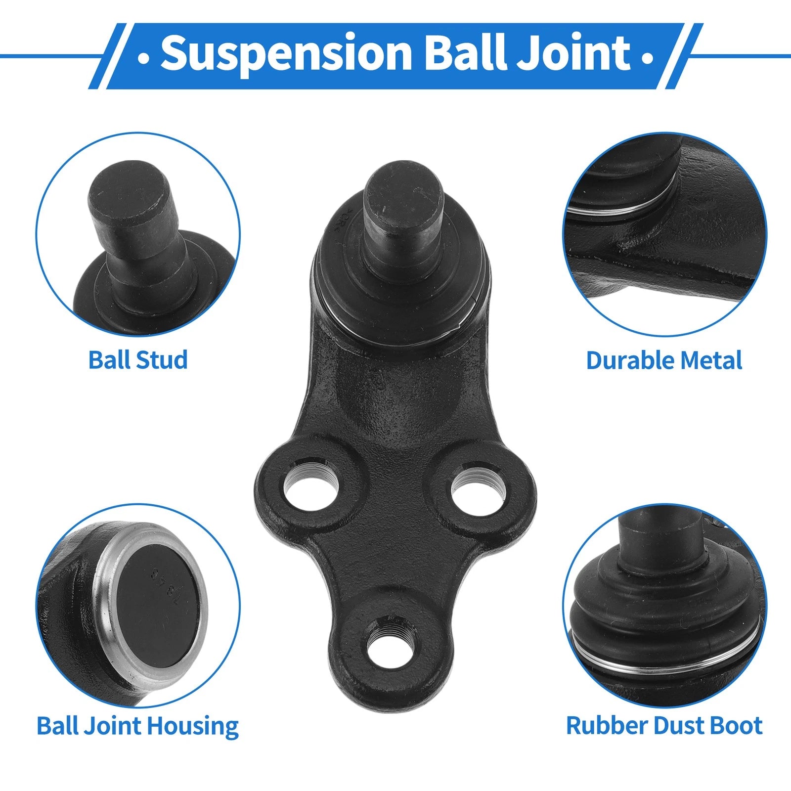 2X Front Lower Ball Joints for Hyundai Tucson (2010–2017) K500239/545303S000