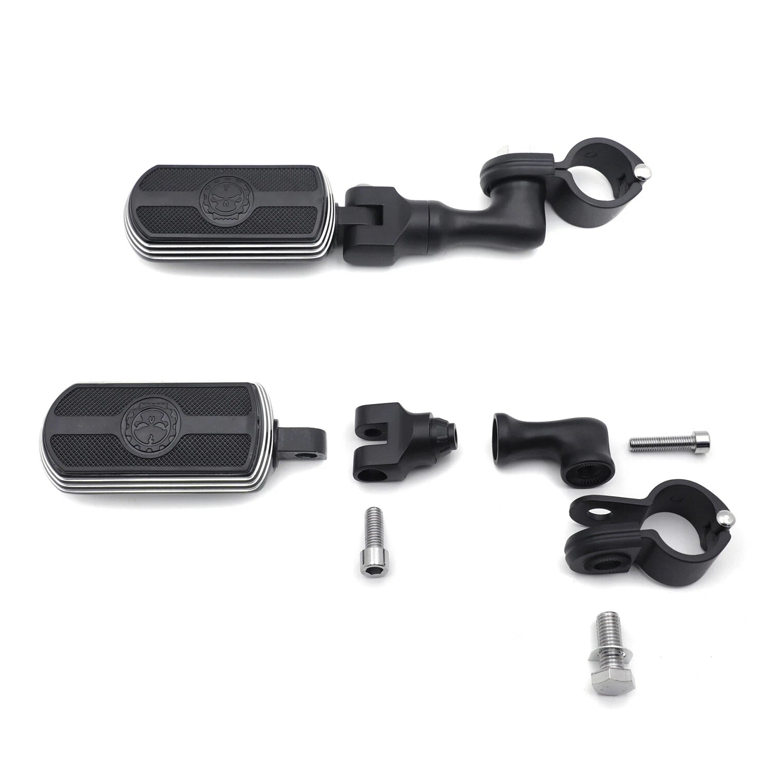 1 1/4" Gear Skull FootPeg for Harley Sportster Touring Dyna