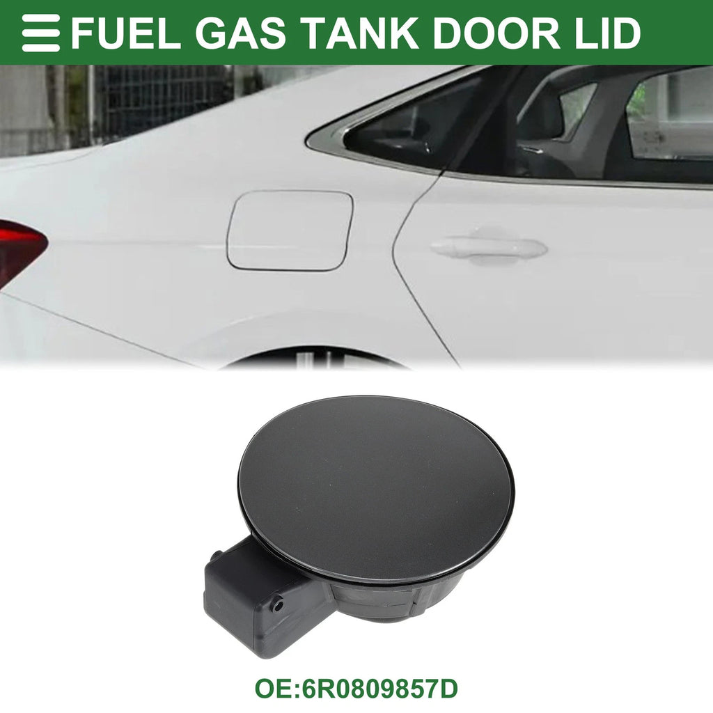 Fuel Tank Door Cap for Volkswagen Polo (2011–2018) - Fuel Filler Flap Cover Gray
