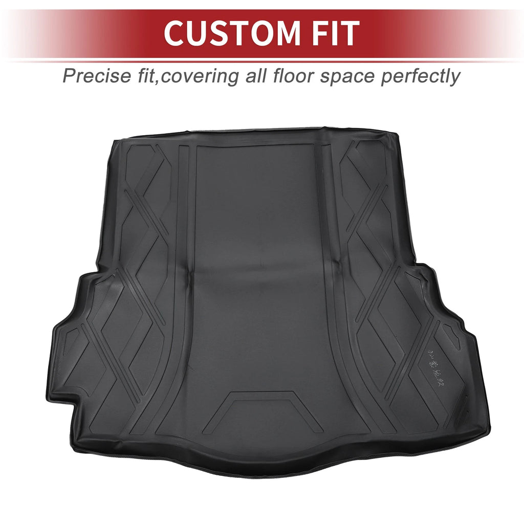 Cargo Liner Rear Trunk Mat for Ford Fusion (2017–2020) TPE Diamond Pattern