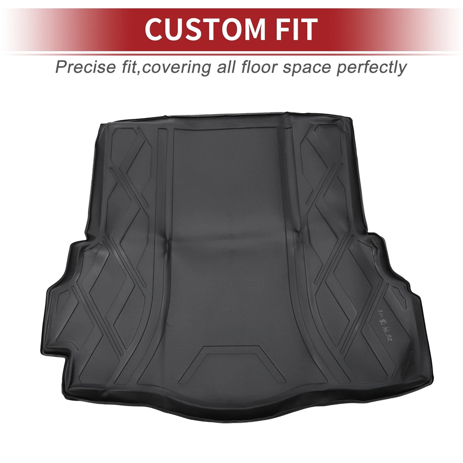 Cargo Liner Rear Trunk Mat for Ford Fusion (2017–2020) TPE Diamond Pattern