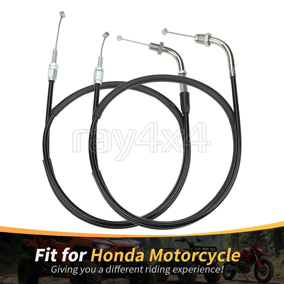 Throttle Cable Set for Honda VTX1300 (2003–2007) 17910-MEA-670, 17920-MEA-670