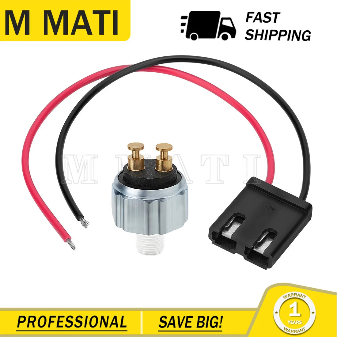 Brake Pressure Switch Pigtail Wire Connector for Polaris RZR 570 Ranger 500 800 (2008–2021)