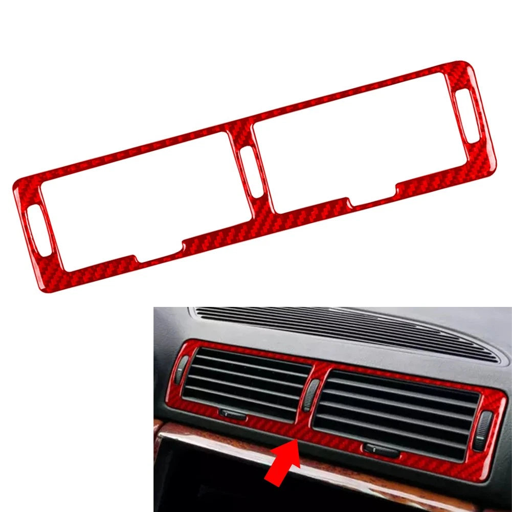 Central Air Vent Outlet Cover Trim for BMW 7 Series E38 (1994–2001) Red