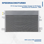 Aluminum AC Condenser for Jeep Compass, Dodge Avenger (2007–2014)