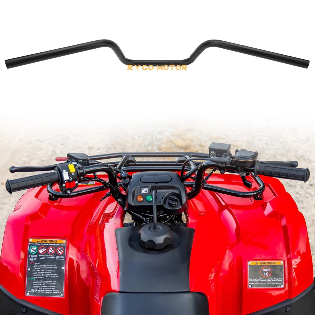 Handlebar for Honda Recon 250 TRX250TM TRX250TE (2005–2007) Black