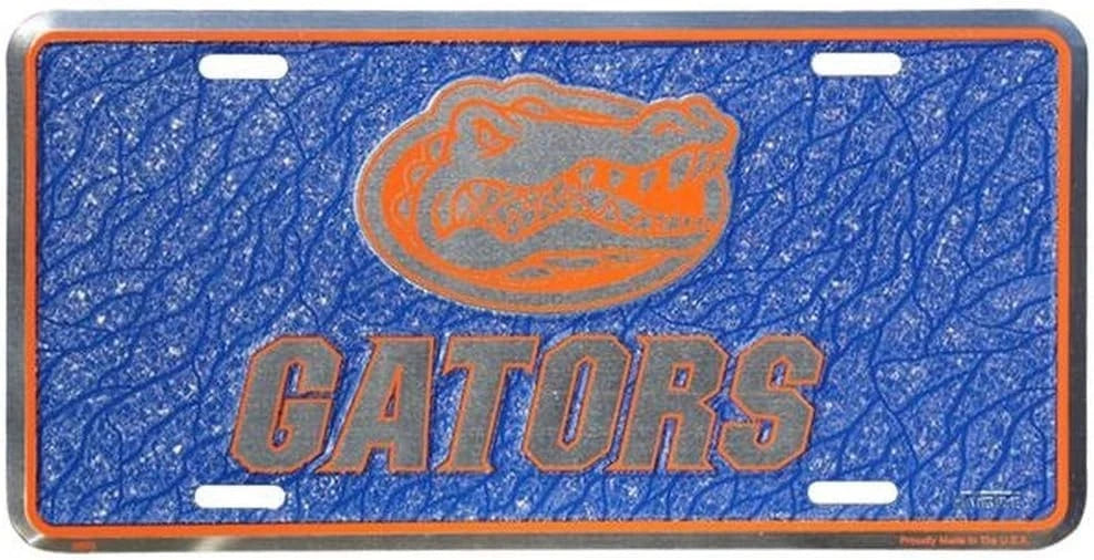 Florida Gators License Plate for Car Truck (Mosaic Sign)