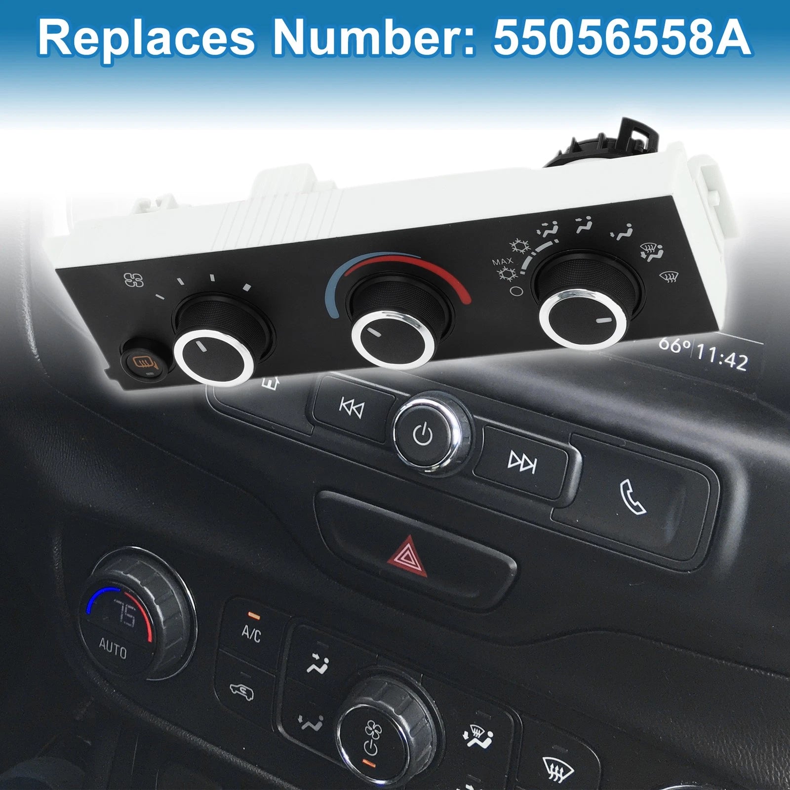 HVAC A/C Heater Climate Control Panel for Chevrolet Express 2500 3500 (2008–2022)
