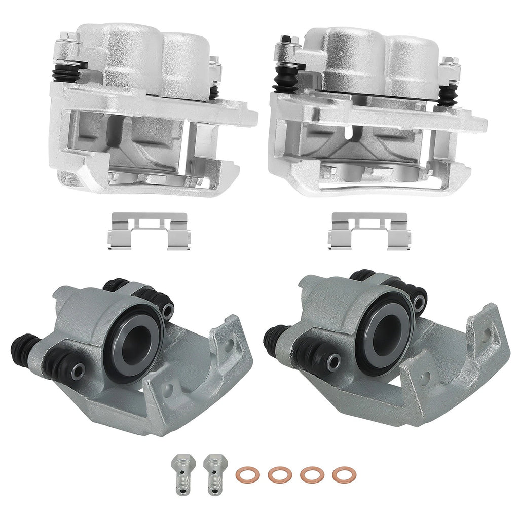 Front Rear Brake Caliper Set for Ford F-150 and Lincoln Mark LT (2005–2008)