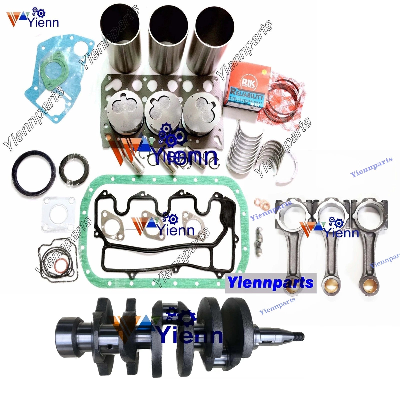 3LD1 Crankshaft Con Rod Overhaul Kit for Isuzu Denyo Generator
