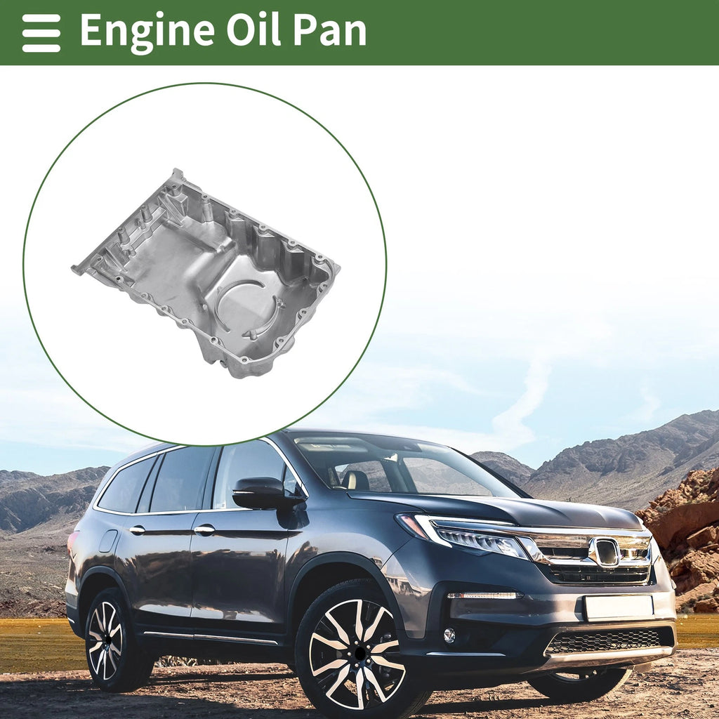 1 Pc Engine Oil Pan No.11200PGEA00 for Honda Pilot (2003–2004) Aluminum