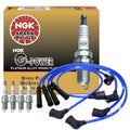 Set of 4 NGK G-Power Platinum Spark Plugs for Mazda B2600 MPV (1986–1993)