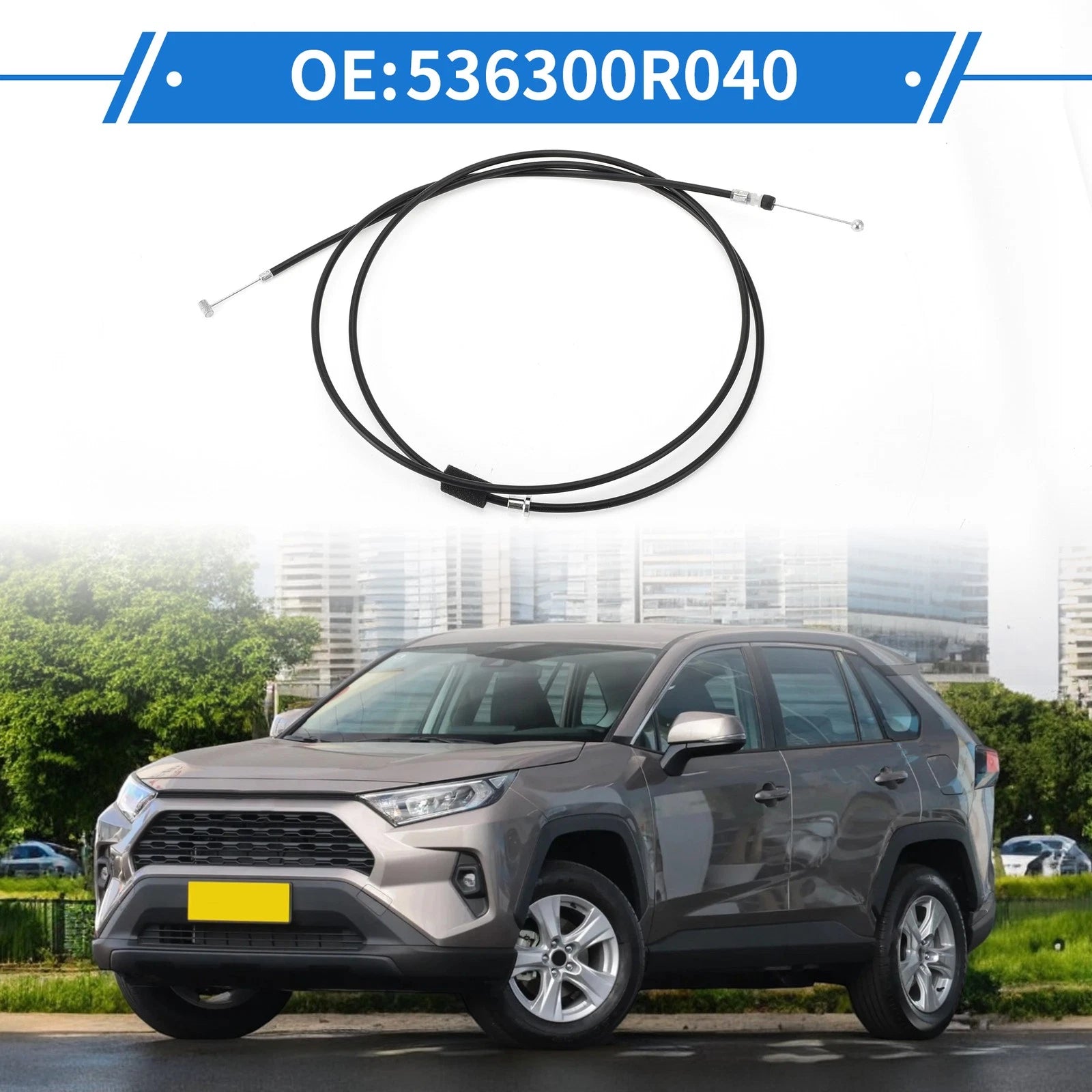 Hood Release Cable No. 536300R040 for Toyota RAV4 (2013–2019)