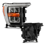 LED Headlight Chrome Bezel for Ford F-150 (2021–2023) Right Passenger Side