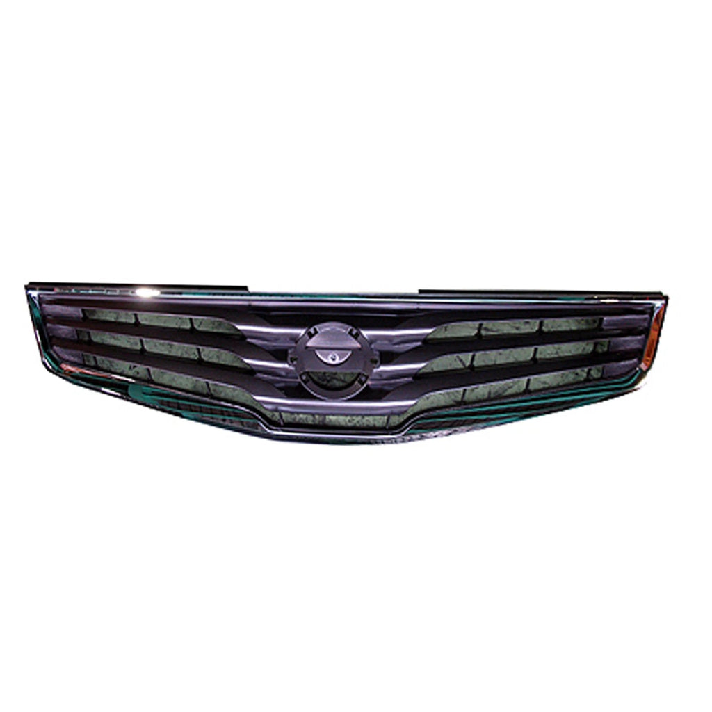 Replacement Front Silver Chrome Plastic Grille for Jeep Wrangler (2007–2018)