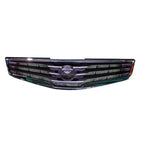 Replacement Front Silver Chrome Plastic Grille for Jeep Wrangler (2007–2018)
