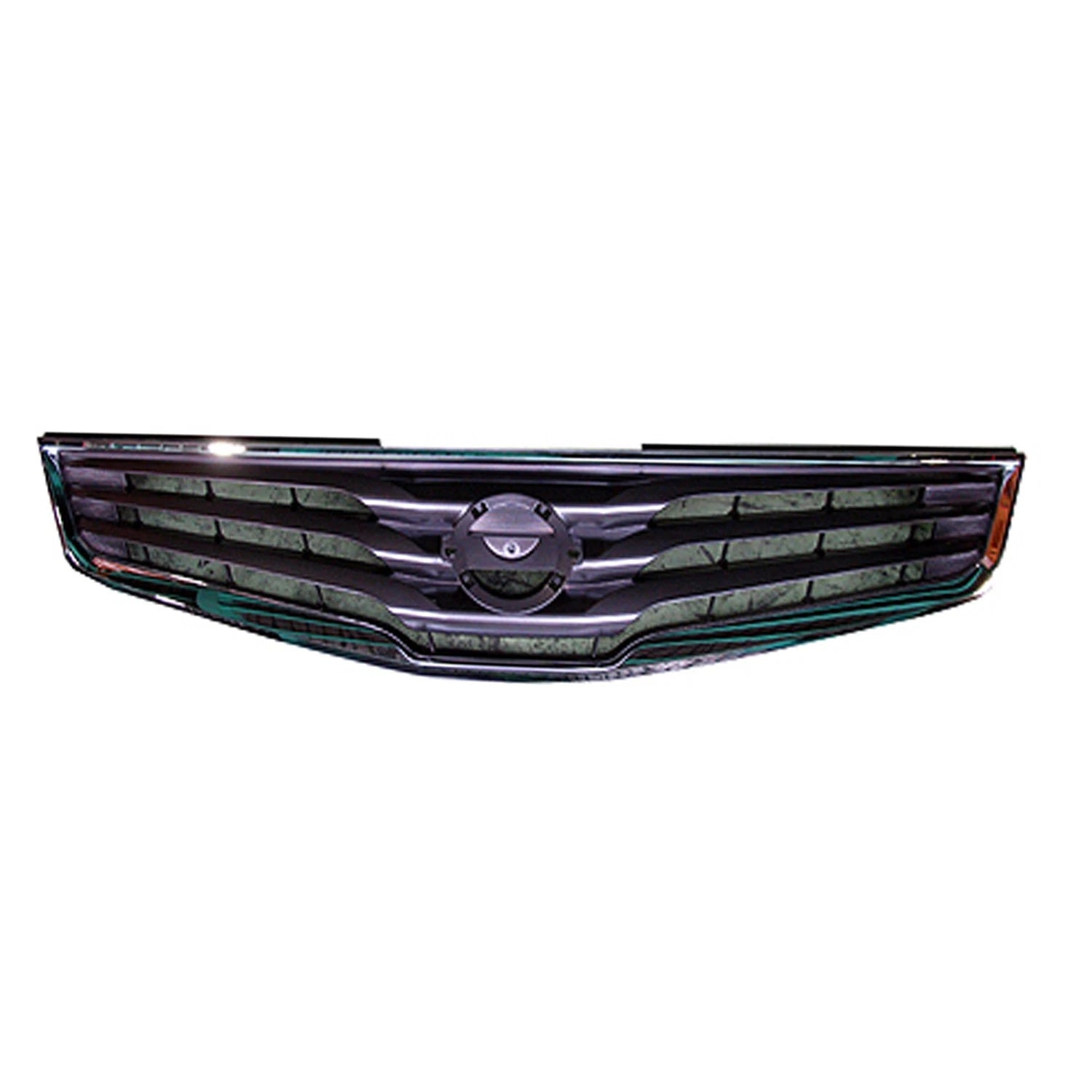 Replacement Front Silver Chrome Plastic Grille for Jeep Wrangler (2007–2018)