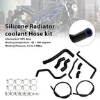 Silicone Radiator Coolant Hose for Suzuki SV650 (2016–2025) Black