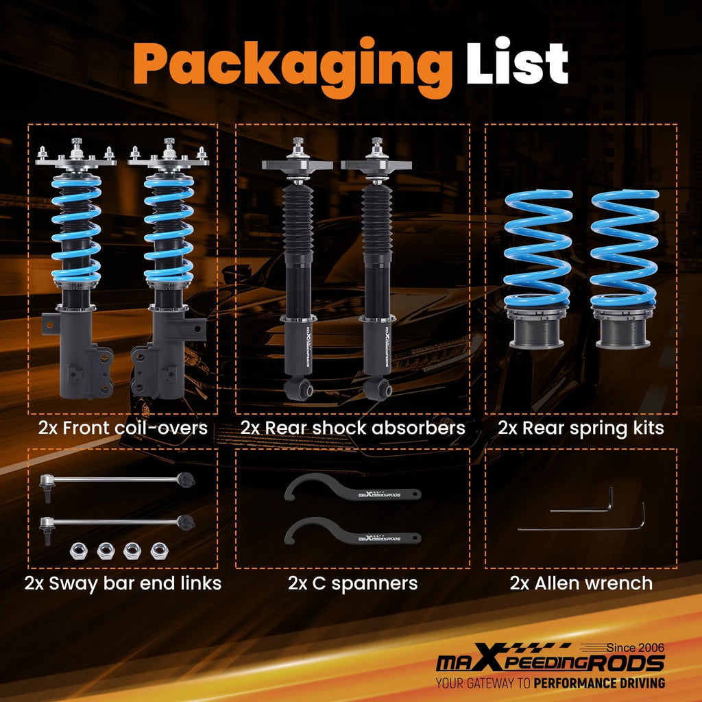 Coilovers 24-Way Damper Shocks for Hyundai Genesis Coupe (2010-2016)