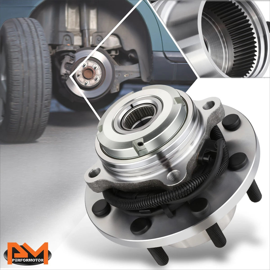 Front Wheel Hub Bearing Assembly Kit w/ ABS Sensor for Ford F250-F550 (1999–2004)