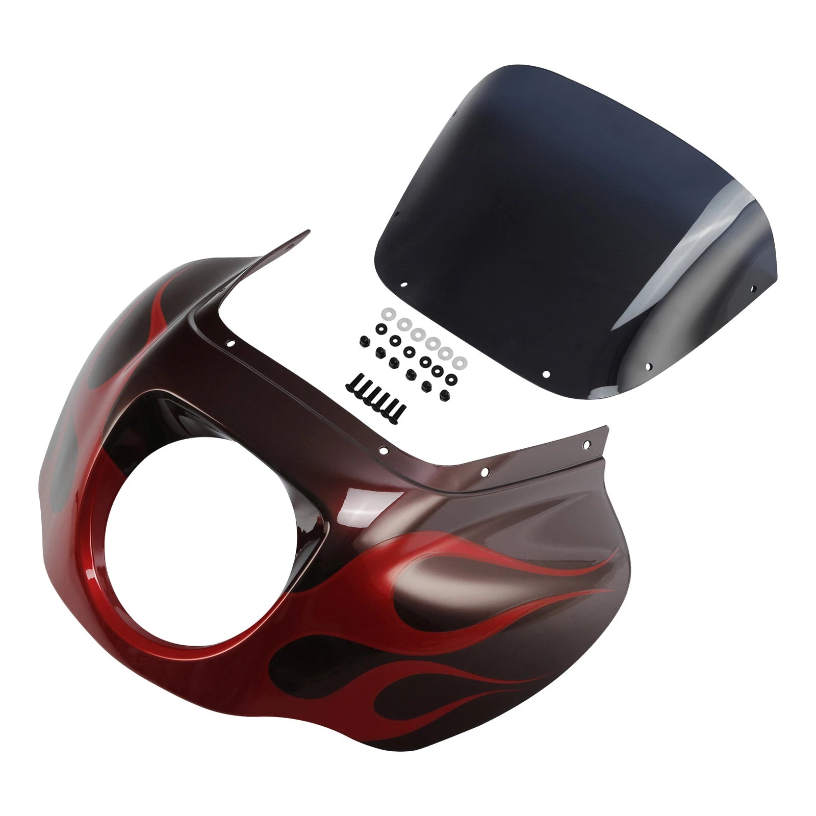 Headlight Fairing for Harley Low Rider (2018–2025) Wicked Red/Twisted Cherry