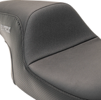 Drifter Seat for FL (1997–2007) - Gray Logo, Smooth Vinyl, Carbon Fiber