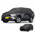 Waterproof Car Cover for Toyota RAV4 (210D-PU, Black, All Weather)