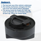Engine Oil Filler Cap for Mercedes-Benz C230 C280 C300 C350 CLK350 (2000-2010)