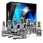 LED Headlight Bulbs Kit H7 H11 9005 9006 for H/Low Beam (20000LM)
