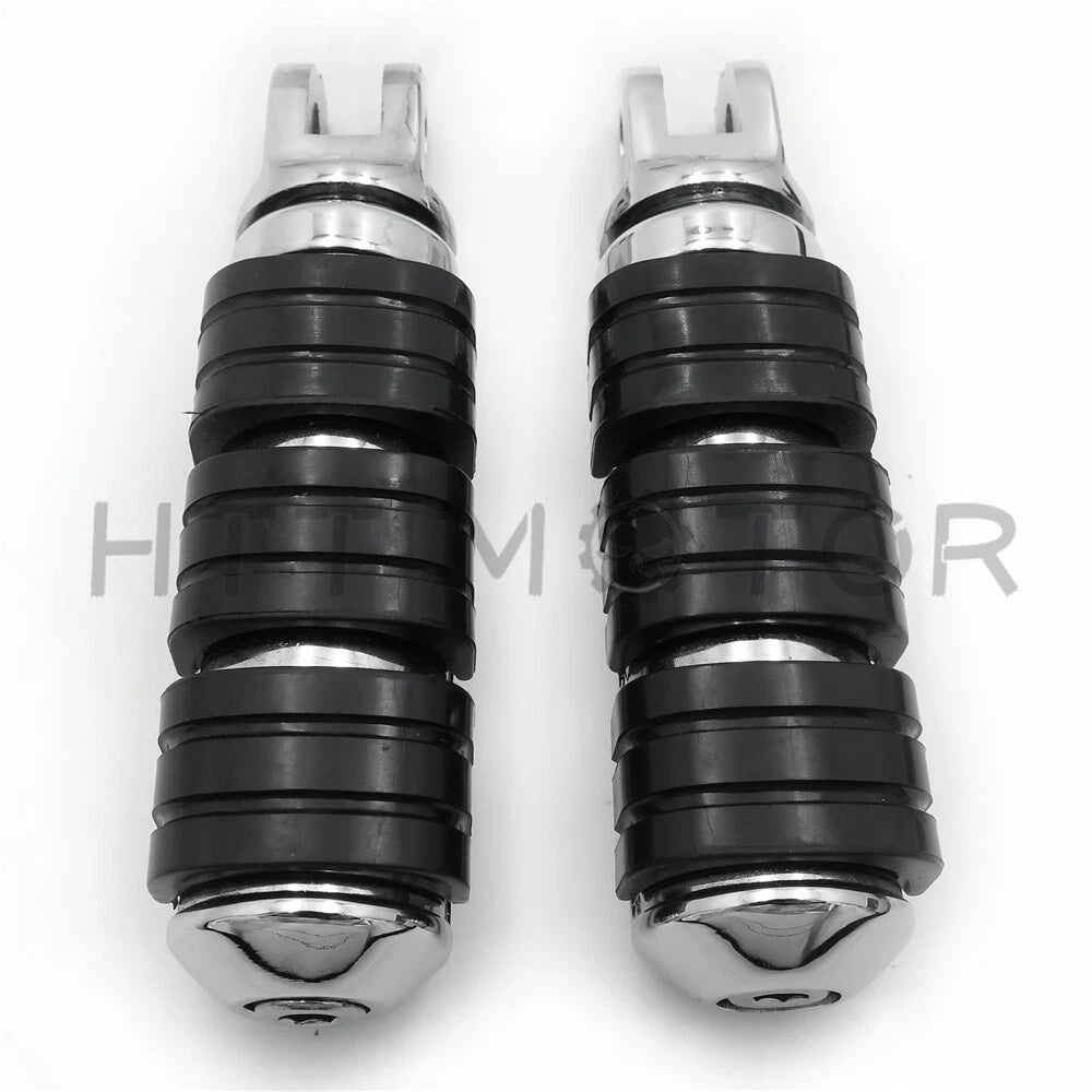 Chrome Aluminum Rubber FootPeg for Harley Breakout FXBR/FXB (2018–2019)