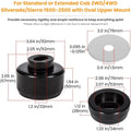 7-141 Body Cab Mount Bushing Kit for Chevy Silverado 1500 GMC Sierra (1999–2014)
