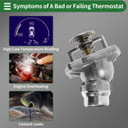 Engine Thermostat Housing Assembly for BMW X5 (2000-2003)