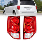 Set of 2 LED Tail Lights for Dodge Grand Caravan (2011–2020) Clear