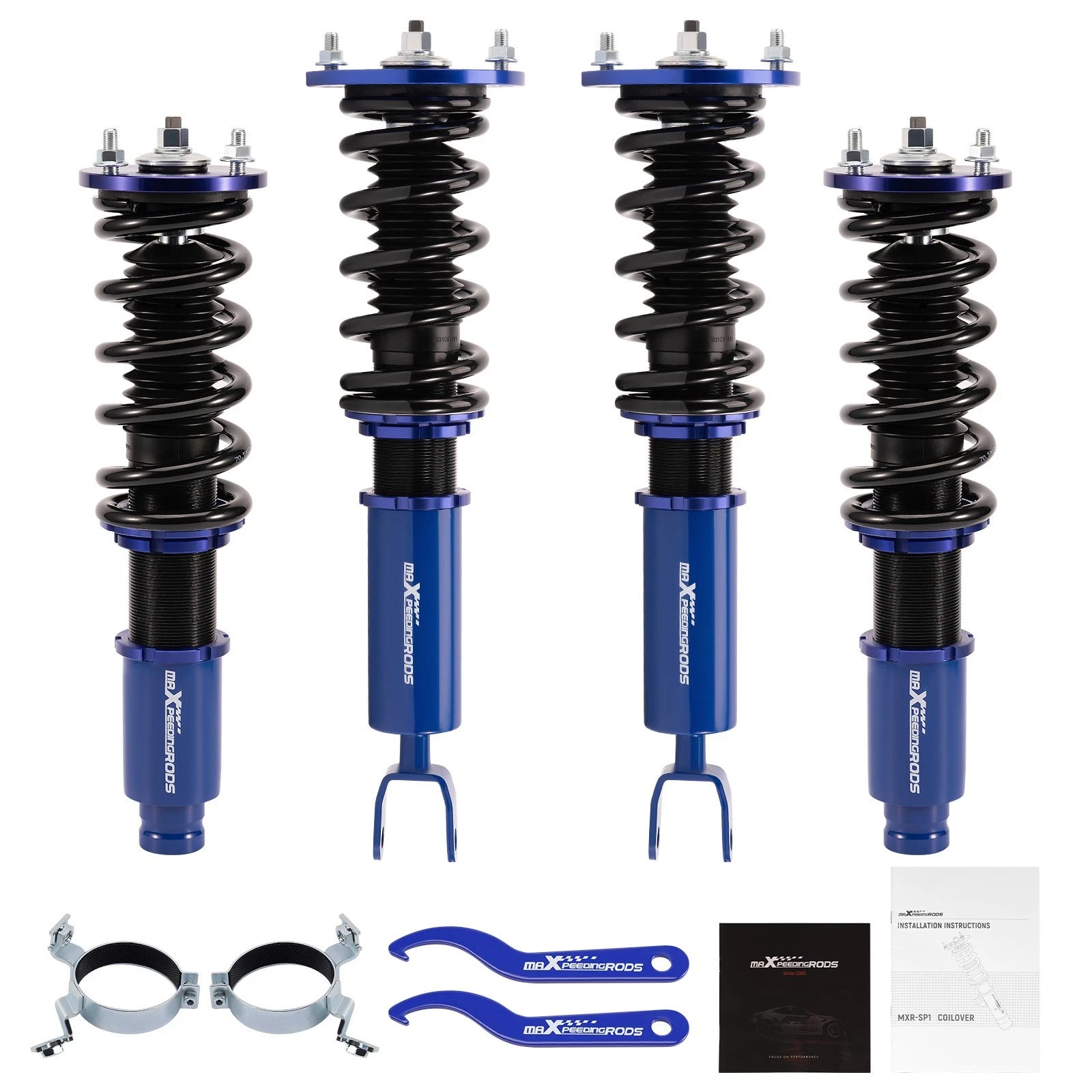 Coilovers Suspension Lowering Kit for Honda Accord (1990-1997) Height Adjustable