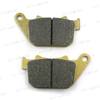 Rear Carbon Fiber Brake Pads for Harley XL 1200 C Sportster Custom (2004–2012) FA387
