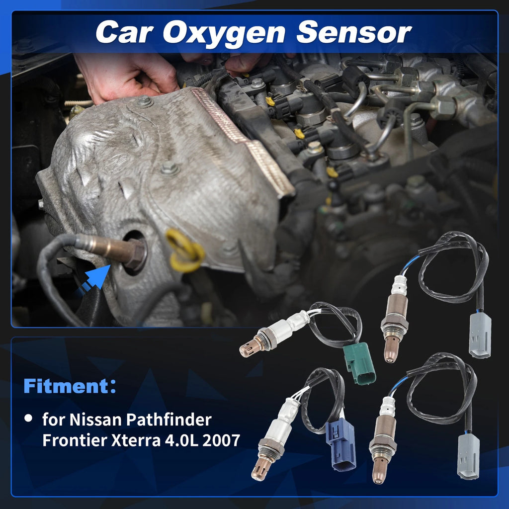 Set of 4 Upstream & Downstream Oxygen Sensors for Nissan Pathfinder (2007)
