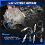 Set of 4 Upstream & Downstream Oxygen Sensors for Nissan Pathfinder (2007)