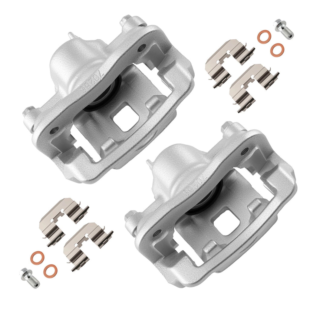 Set of 2 Rear Disc Brake Calipers for Hyundai Sonata (2008–2010) 19B3413A 19B3412A