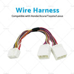 CD Changer & Sat Navigation Y Cable for Honda Acura Toyota