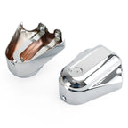 Set of 2 Bar Shield Rear Axle Covers for Harley Softail FLS FLSTN (2008–2020) Chrome T9