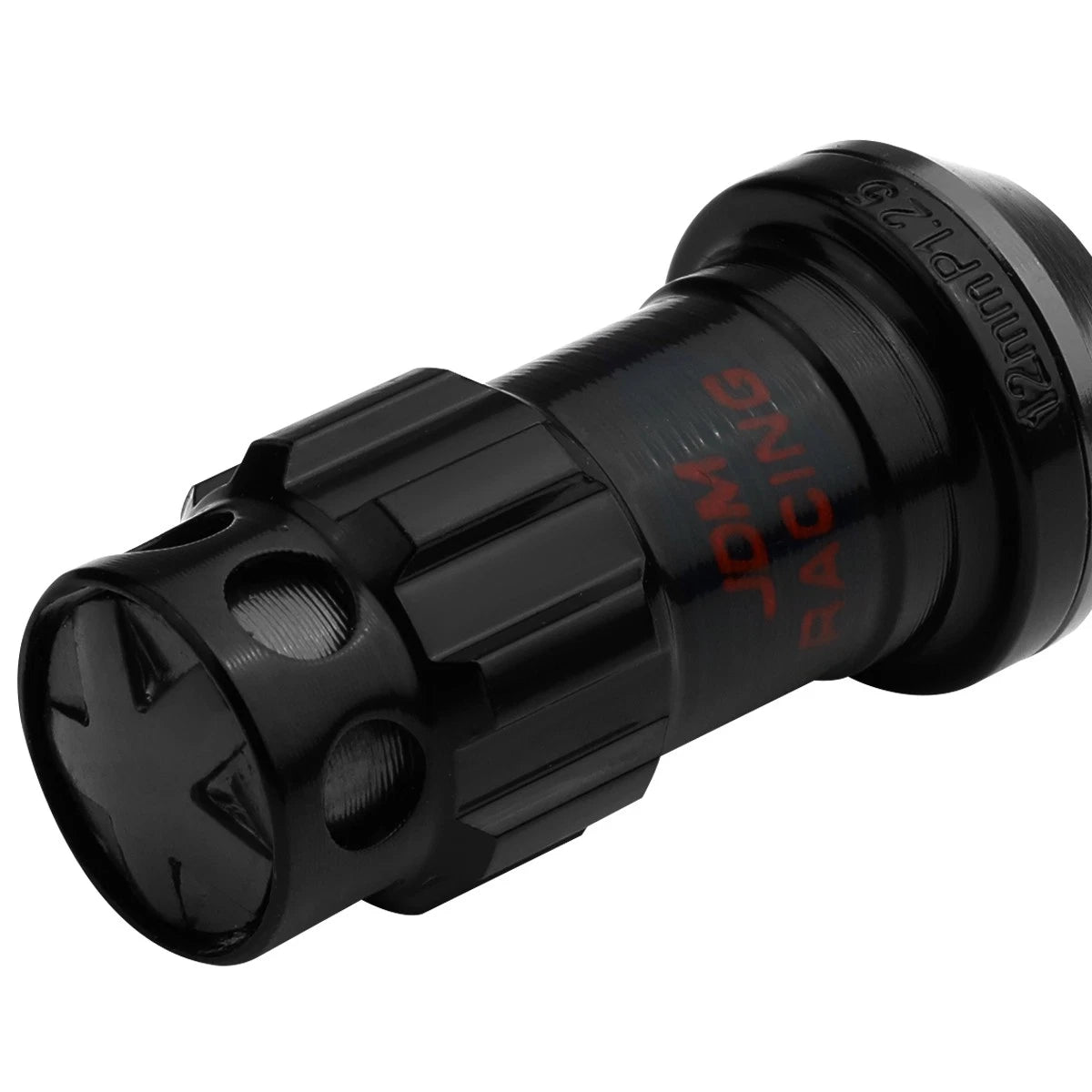 20Pcs Black Aluminum M12x1.25 Close-End Rim Lug & Lock Nuts for