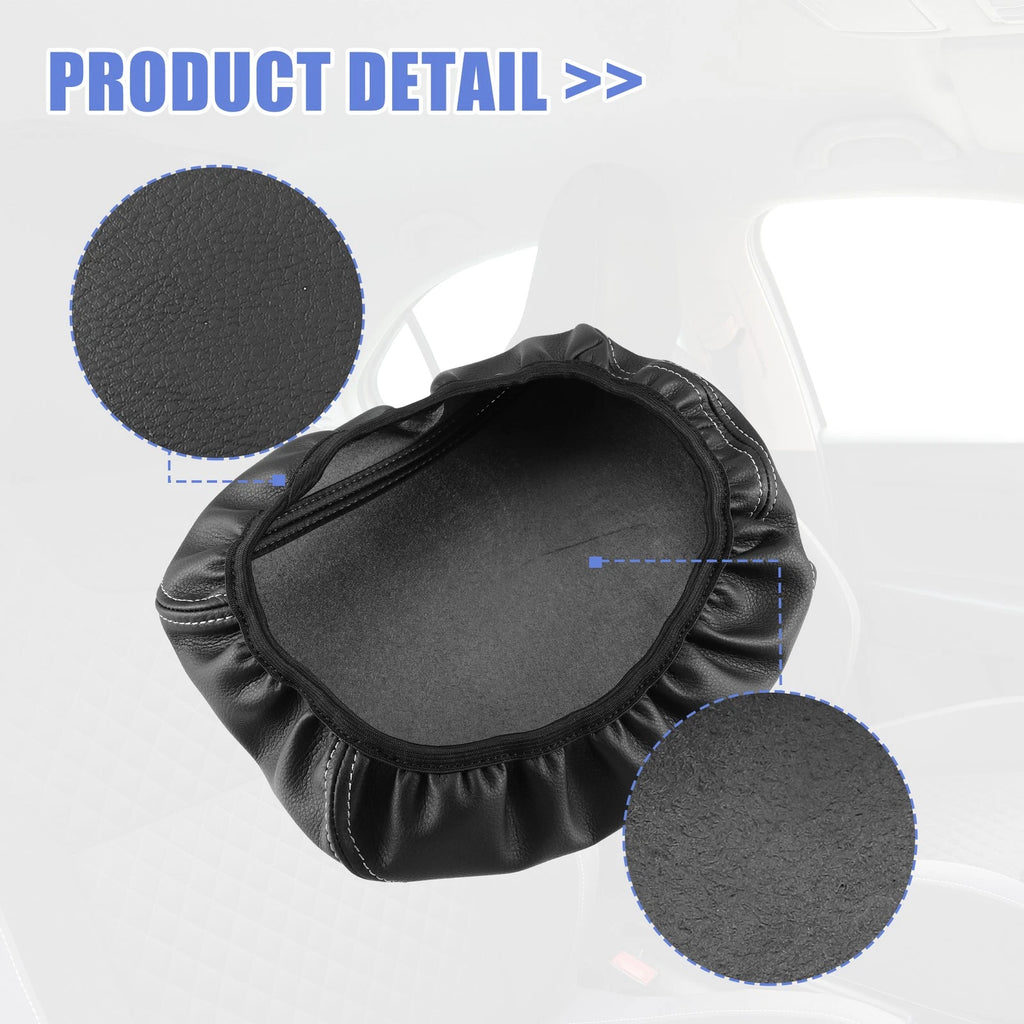 Center Console Armrest Cover for Subaru Outback (2015–2023) Faux Leather Gray Black