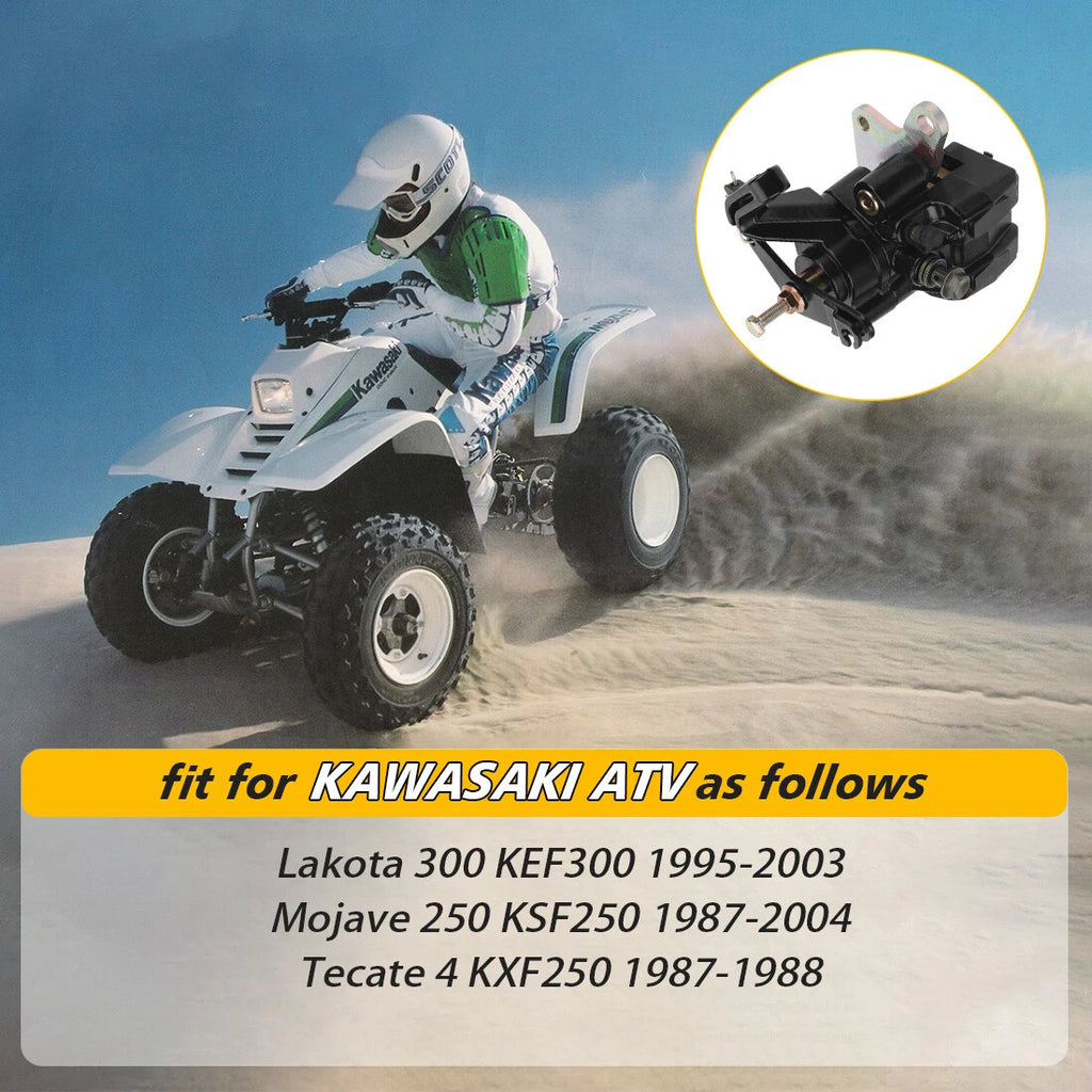 Rear Brake Caliper & Pads for Kawasaki Lakota 300 (1995–2003) KEF300A KEF300B