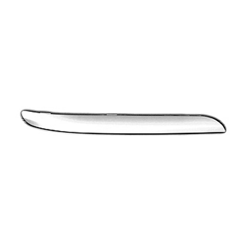 Replacement Chrome ABS Plastic Passenger Side Front Bumper Cover Molding