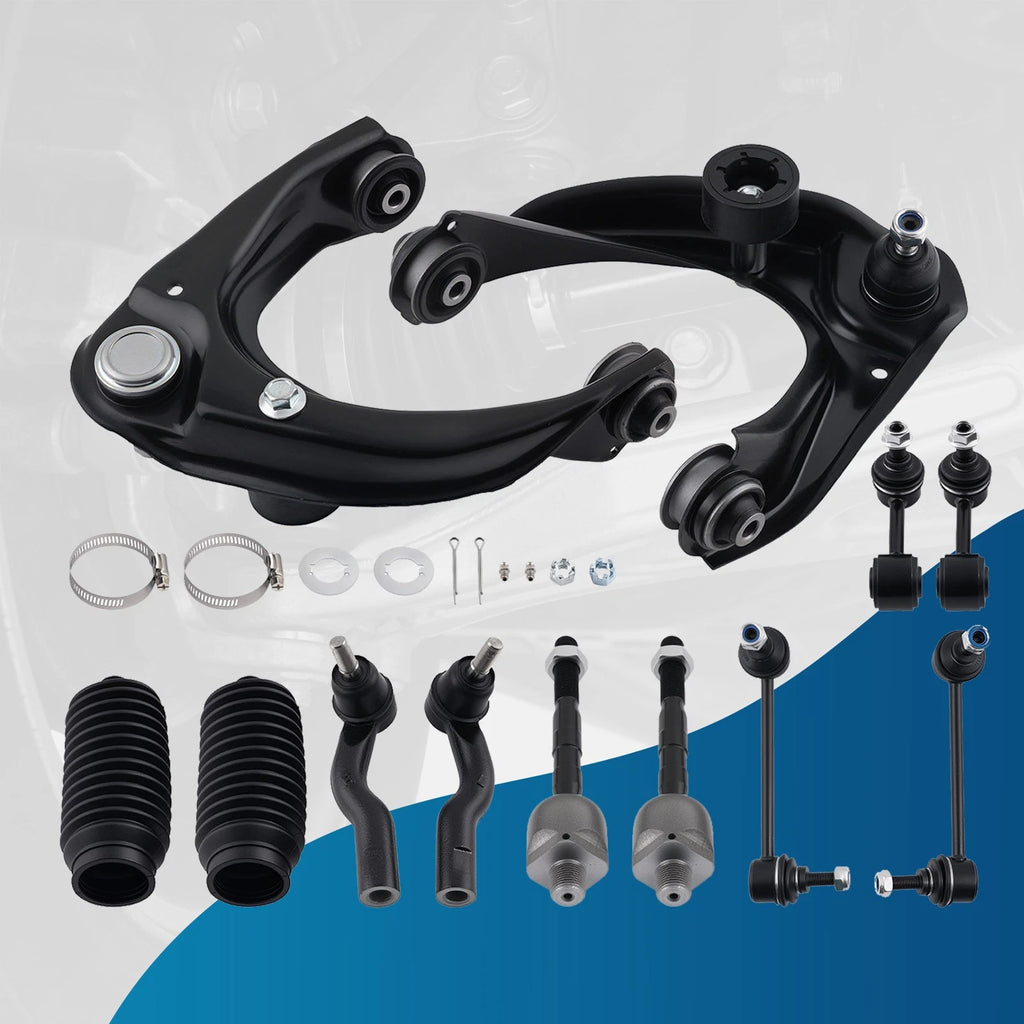 12x Front Upper Control Arm Sway Bar Link Tie Rod for Fusion MKZ (2006–2010) K620636