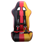 2X Black 4-Point Racing Harness Strap for Universal Cars (RASTP)